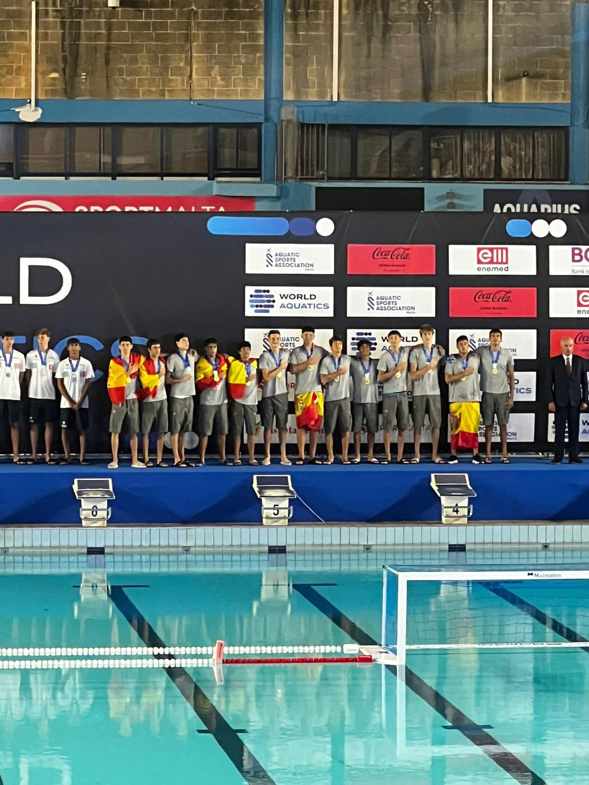 Espa&ntilde;a, campeona del Mundo Cadete de waterpolo